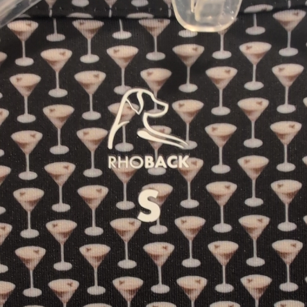 Rhoback Espresso Martini Micro-Pattern Polo - Picture 2 of 4